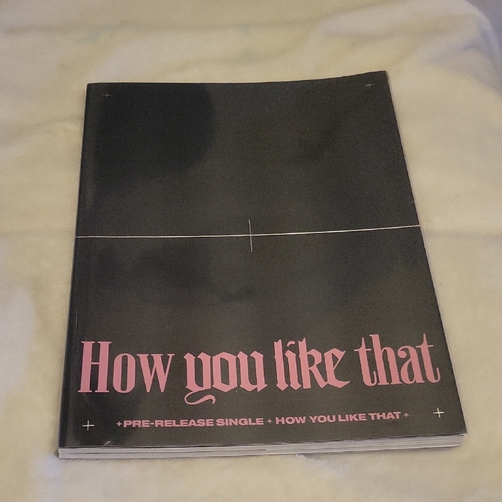 BLACKPINK how You Like That Book. Single Album Special Edition.